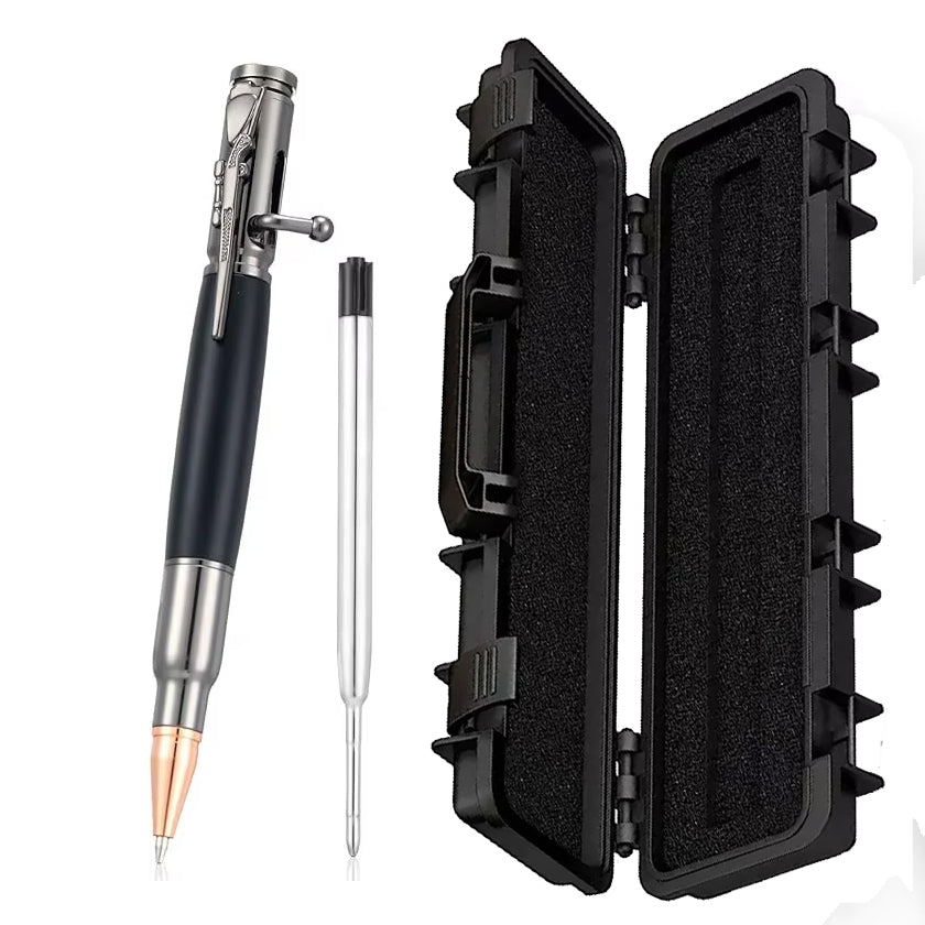RECON GS2 Bolt Action Bullet Ballpoint Pen with presentation gun case