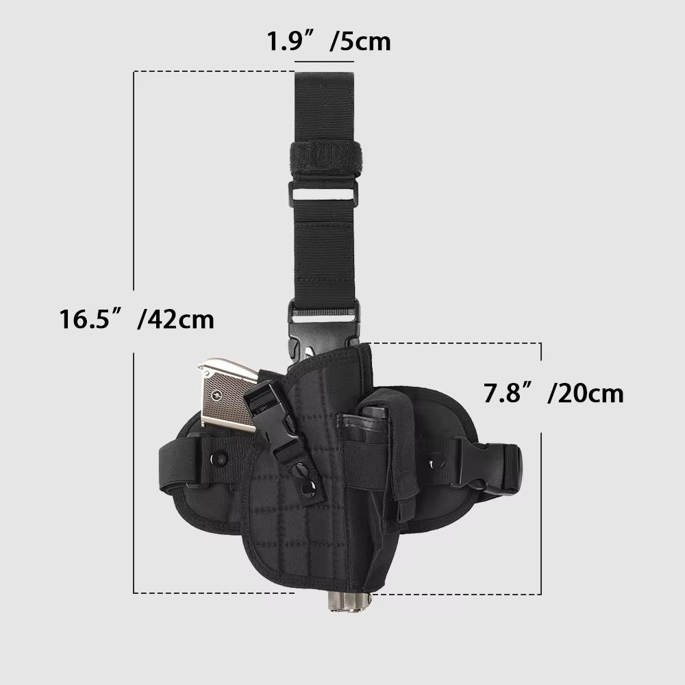 Recon GS2 Drop Leg thigh holster ,universal pistol fitting