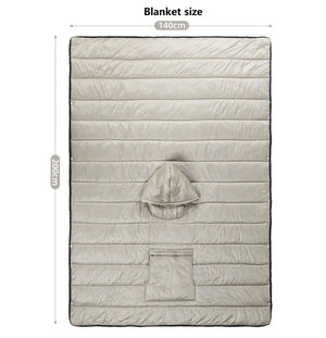 Recon GS2U De Luxe Multi Purpose Quilted 3-1 Poncho/Blanket/sleeping bag