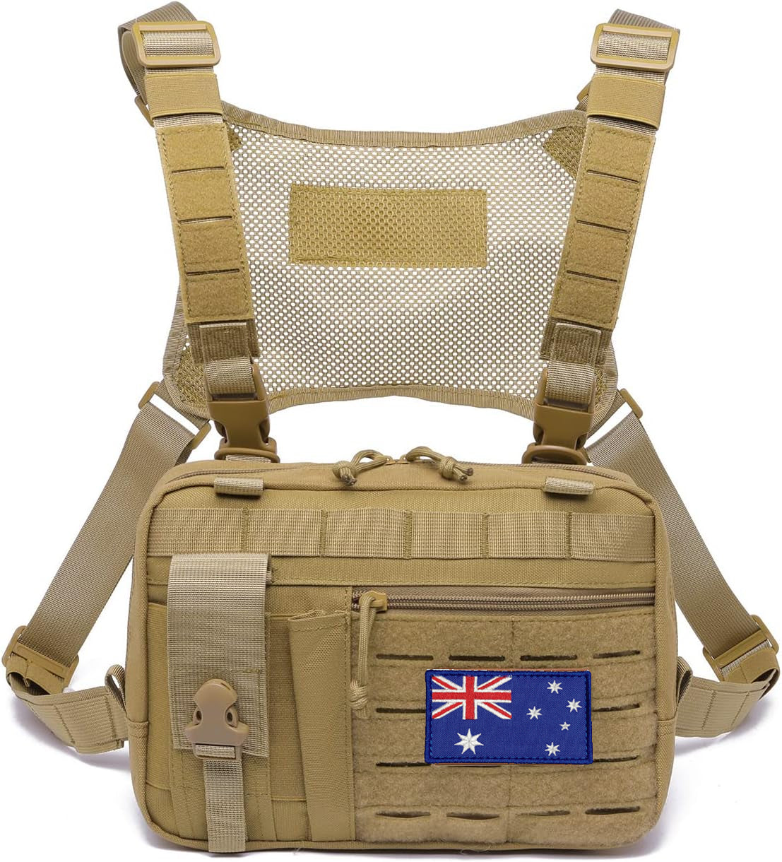 RECON Tactical AllSorts MOLLE Admin Pouch with added Chest harness