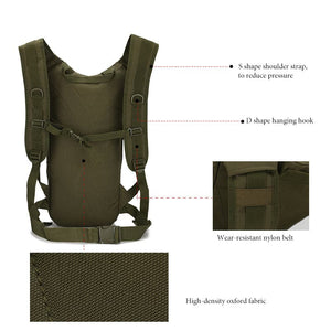 RECON GS2U  Ultralight Tactical Hydration Patrol Back Pack with 3L Bladder.