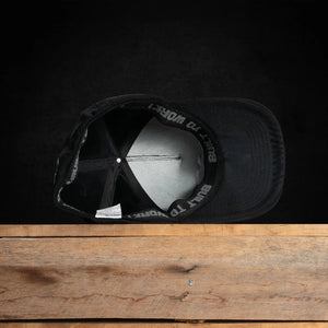 RX Moondyne Black comfort fit cap
