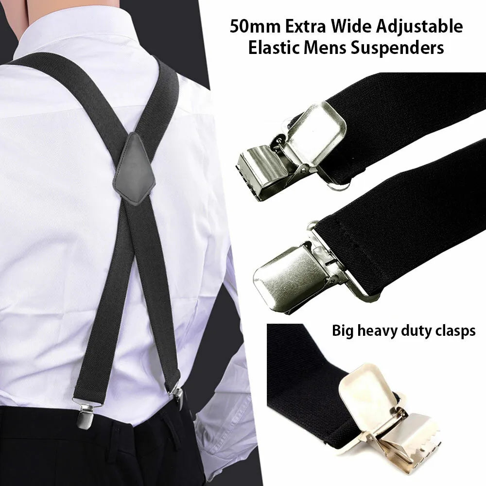 RECON GS2 Heavy Duty Men's Suspenders(Braces) - Kit Bag Perth