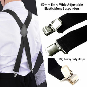 RECON GS2 Heavy Duty Men's Suspenders(Braces)