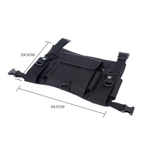 RECON GS2S VECTOR Dual Universal Radio Chest Admin Harness Black