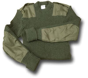 Genuine Surplus British Army Jumper, Olive Green (The Howard)