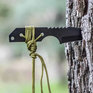 SONA Tanto  Para Cord Handle Full Tang  Survival Knife with Flint