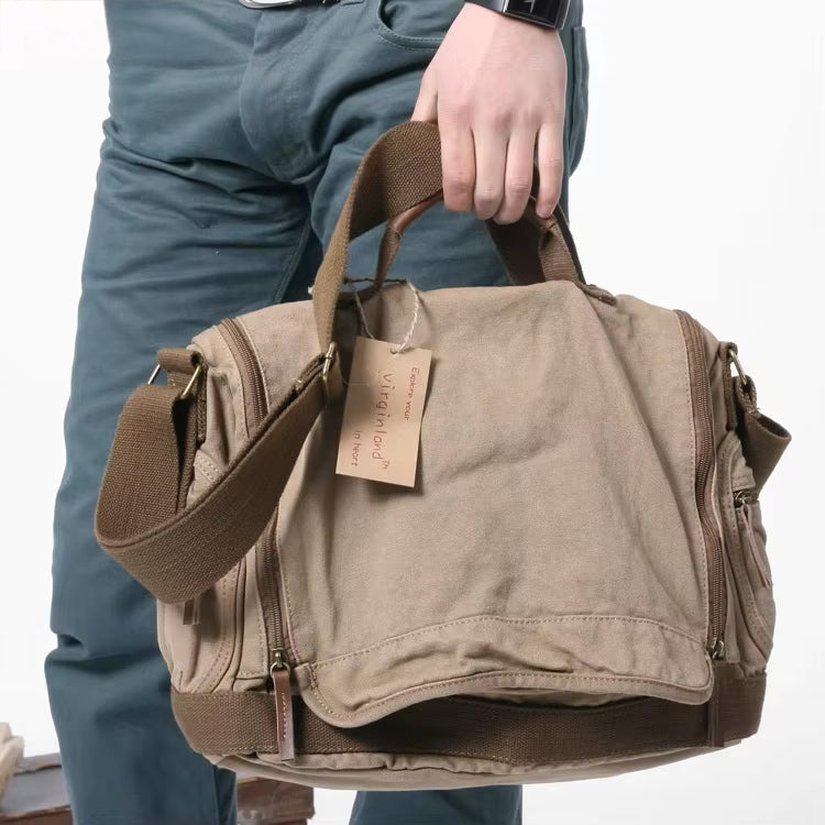 Vintage Canvas Retro  Messenger Bag / Satchel / Shoulder Bag