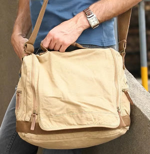 Vintage Canvas Retro  Messenger Bag / Satchel / Shoulder Bag