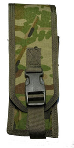 RECON AMC Camo & Black Tall Folding Saw MOLLE Pouches