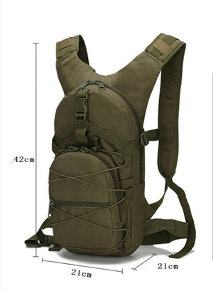 RECON GS2U  Ultralight Tactical Hydration Patrol Back Pack with 3L Bladder.
