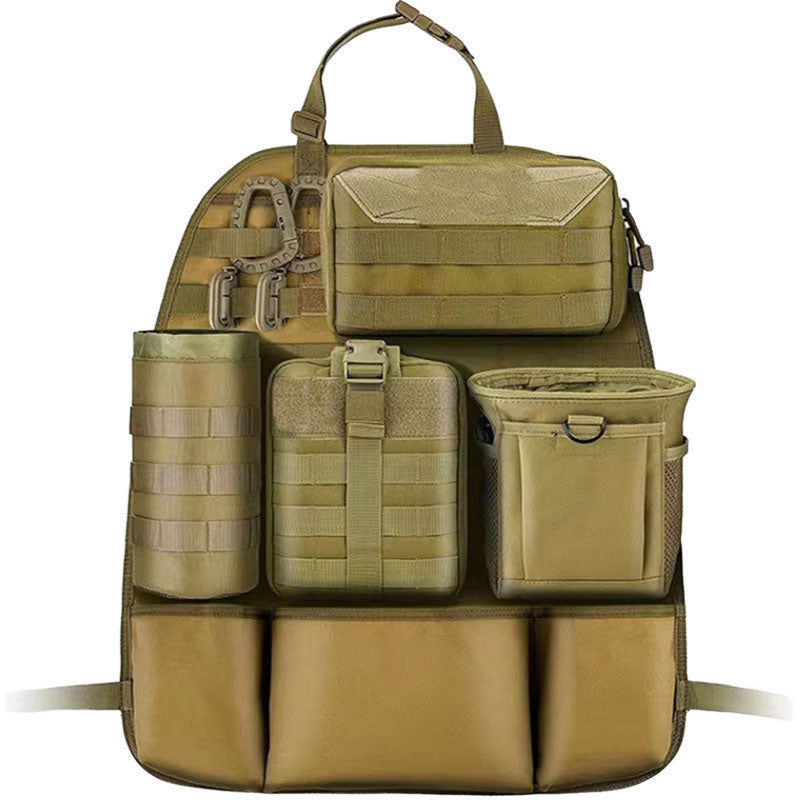 Recon GS2 Mil Spec 2.0 Tactical seat organizer complete with 4 Large MOLLE Pouches