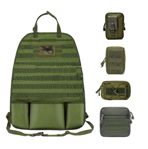 Recon GS2 Mil Spec Tactical seat organizer complete with 4 MOLLE Pouches