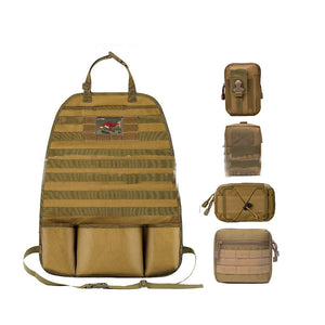 Recon GS2 Mil Spec Tactical seat organizer complete with 4 MOLLE Pouches