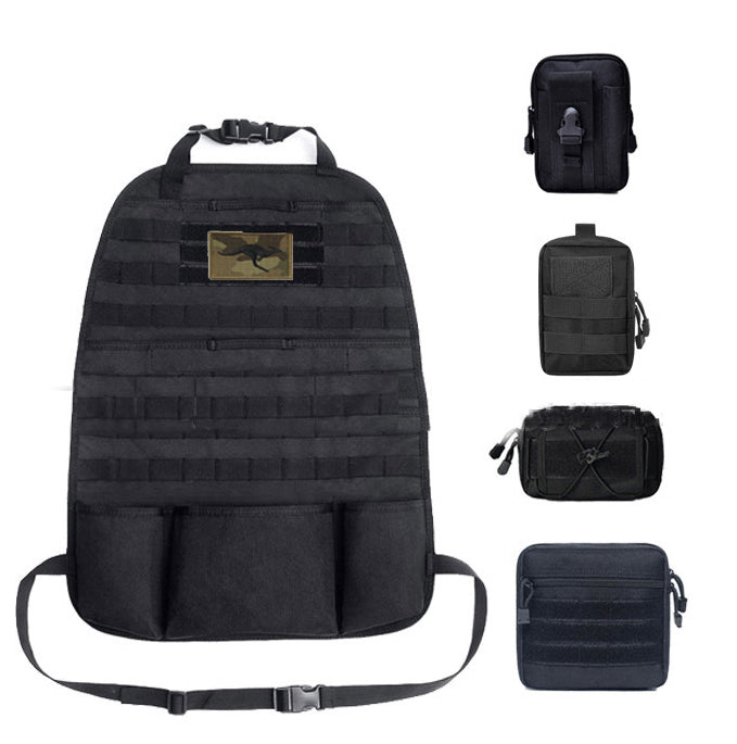 Recon GS2 Mil Spec Tactical seat organizer complete with 4 MOLLE Pouches