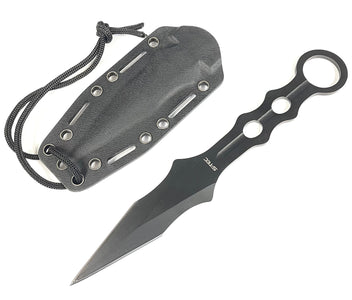 S-TEC 9" Overall Tactical Throwing Knife with ABS Sheath