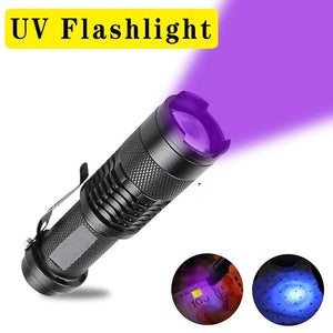 RECON GS2 TacMate U.V LED Flashlight for Body fluids, Bank Notes and More