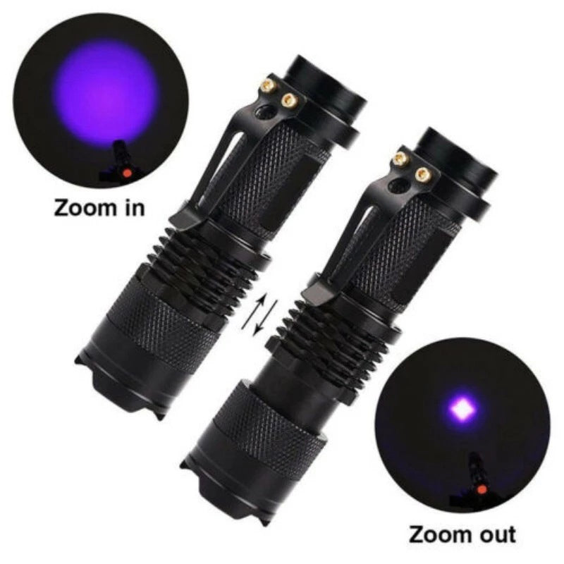 RECON GS2 TacMate U.V LED Flashlight for Body fluids, Bank Notes and More