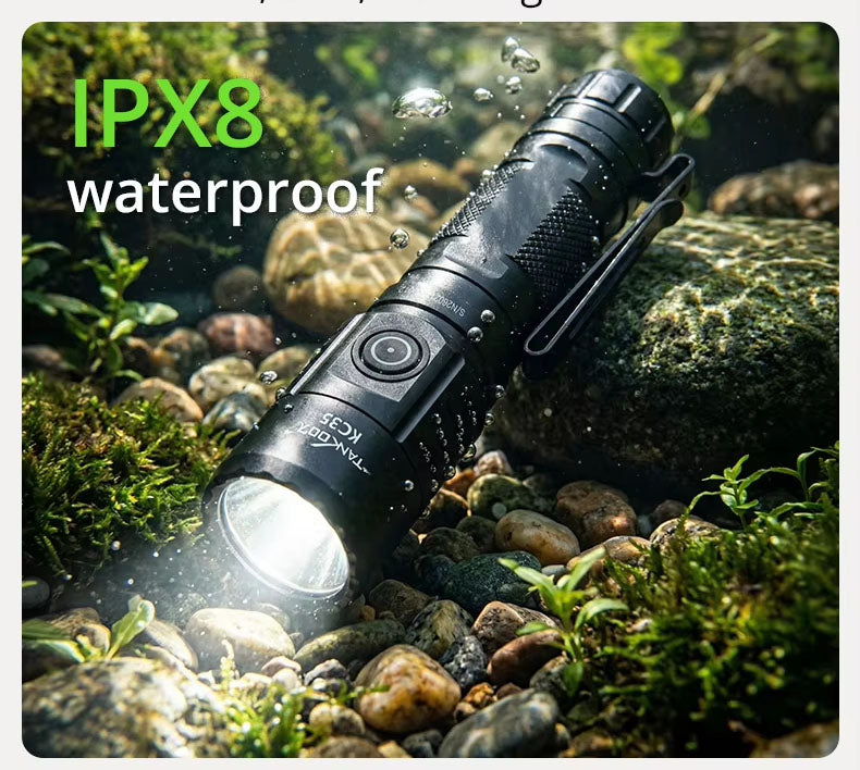 RECON GS2  TANK007 5000 Lumens Compact Tactical Rechargeable LED Flashlight