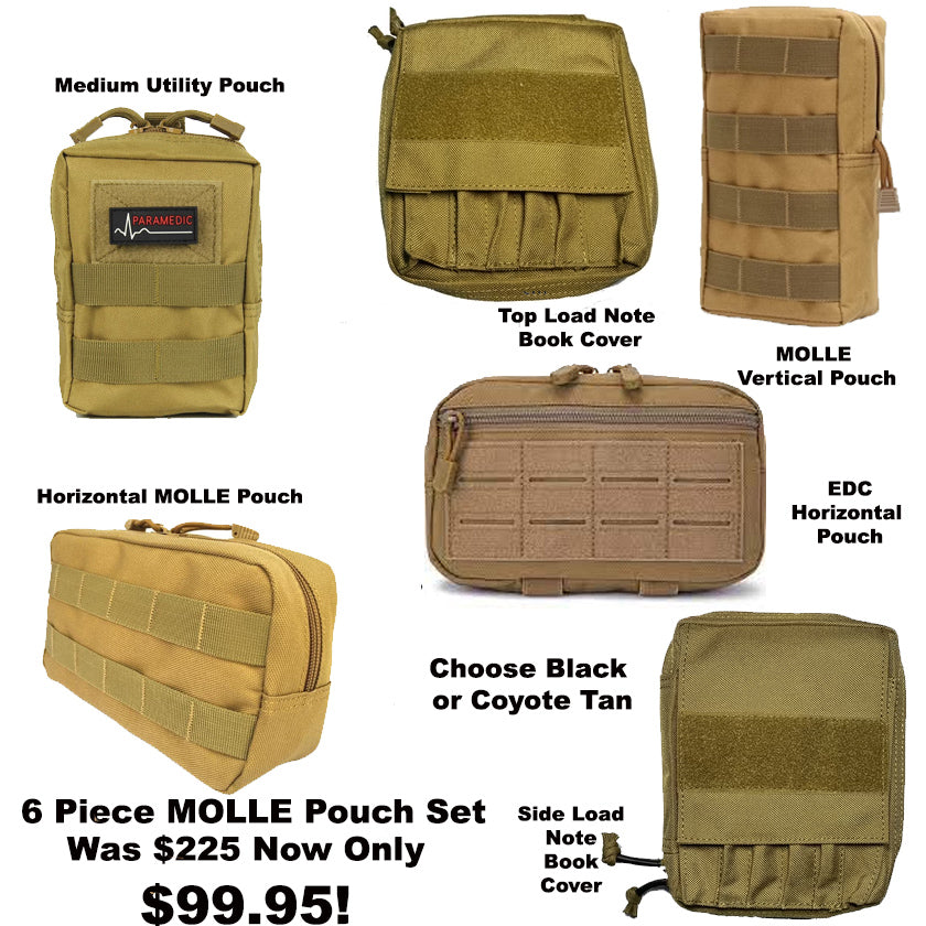 RECON MOLLE 6 piece Pouch Set Great Value only $99.95