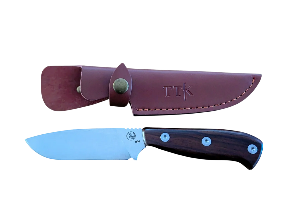 4″ Fixed Blade Hunting Knife – TTKH4W-L Timber Handle