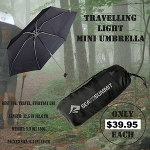 Compact Pocket Umbrella Black