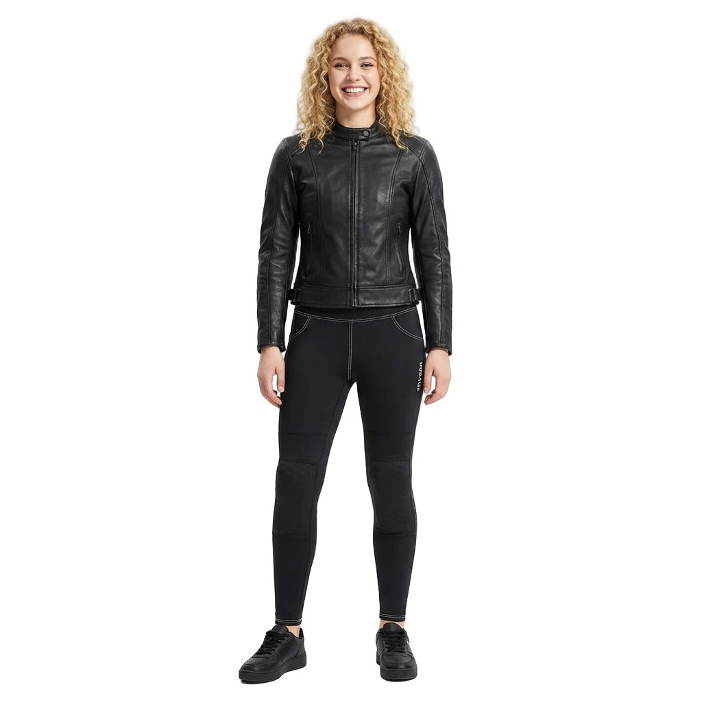 RECON GS2 Ladies High Waisted Slim Fitting Protective Motorcycle Pants/Leggings