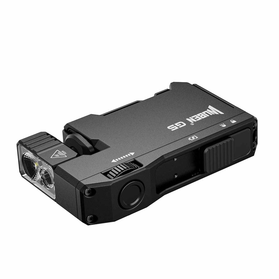 WUBEN G5 LED Torch Rechargeable EDC Flashlight, 400 Lumens Dual Light Sources Handheld Torches with RGB Light, Portable Pocket Flashlight (Black)