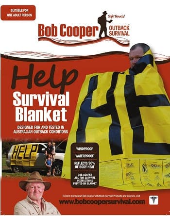 Bob Cooper Help Survival Blanket, Bob Cooper Help Survival Blanket