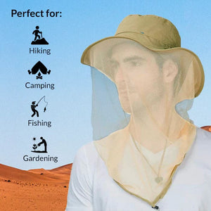 RECON Anti-Mosquito Wide Brim Quick Drying Breathable Hat