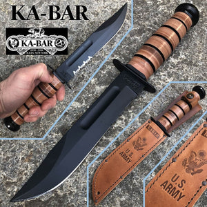 Genuine Brand New Ka-Bar - U.S. ARMY - Fighting Knife - 1219 - Knife Ka Bar Tactical knives -Kit Bag Perth