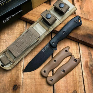 Ka-Bar Becker BK16 Short Drop Point 1095 Carbon Fixed Blade Field Survival Knife