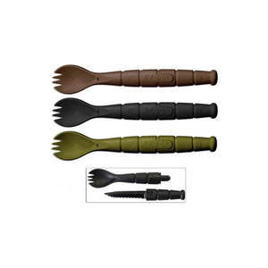 KA-BAR Field Kit Spork/Knife Set, 3-Pack - 9909MIL