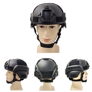 Lightweight Tactical Helmets  with NVG Mount and Side Rail