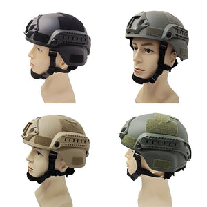 Lightweight Tactical Helmets  with NVG Mount and Side Rail