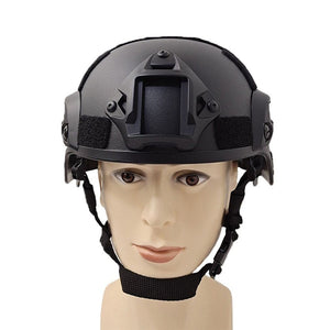 Lightweight Tactical Helmets  with NVG Mount and Side Rail