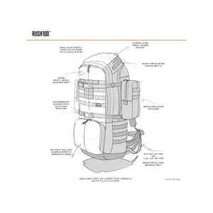 5.11 Tactical RUSH 100 Backpack