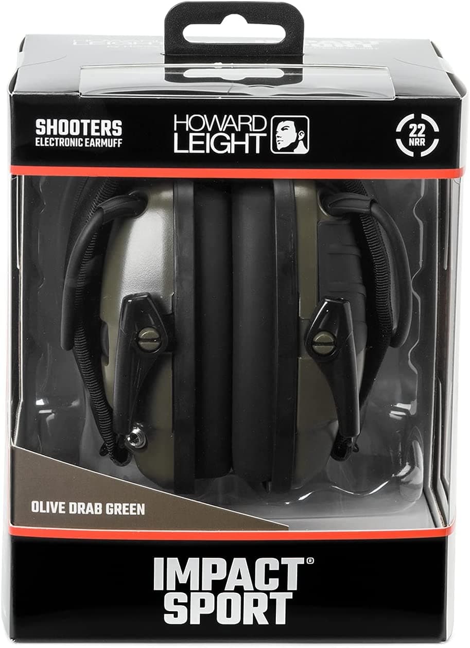 Honeywell Howard Leight 1013530 Earmuff Impact Sport Ear Defenders Plus  FREE x Pair Of Shamir Shooting Glasses Value $49.95! -Kit Bag Perth