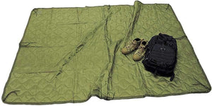 OD Green Military Type Poncho Liner/thermal blanket