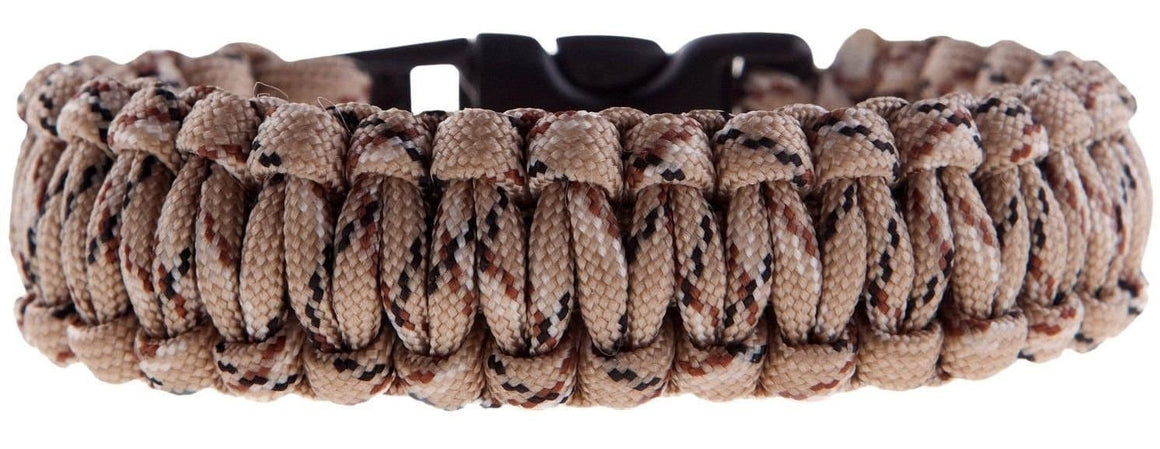 RECON Para Cord Tactical Wrist Band - ATAC and Tan, RECON Para Cord Tactical Wrist Bands