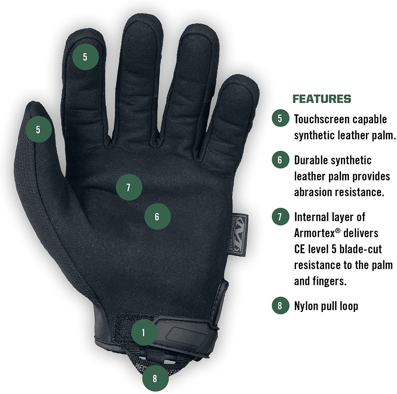 Mechanix Wear Tactical Specialty Pursuit CR5 Gloves KIT BAG
