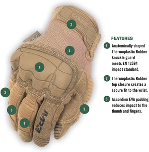 Mechanix Wear M-Pact 3 Coyote Tan Gloves