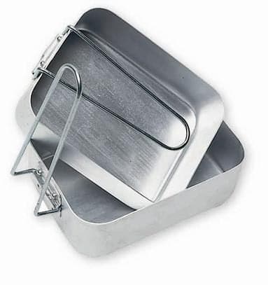 British Army mess tins stainless steel -  kit bag Perth