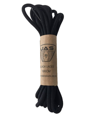 UAS Boot Laces 180 cm 72 inches tan and Black