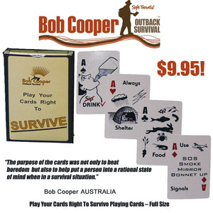 Bob Cooper Right To Survive Full Size Playing Cards
