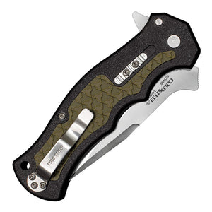 Cold Steel Crawford Model 1 Folding Knife  Linerlock, 4034 Steel, Zy-Ex Handle, CS20MWC