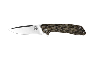 Tassie Tiger Folding Pocket Knife with G10 Handle, 89mm drop point D2 Blade 3 Colours to choose from