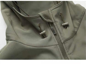 Soft Shell Tactical Waterproof Jacket with Hood