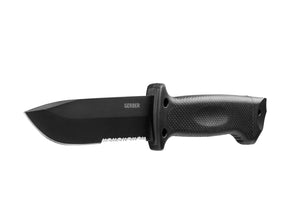 Gerber LMF 11 Infantry Knife - Black Inc. Leg Straps