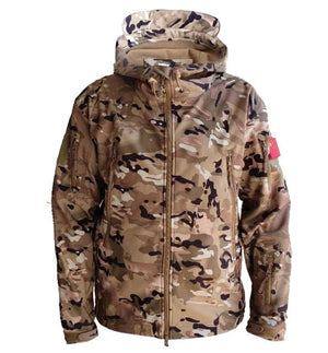 Soft Shell Tactical Waterproof Jacket with Hood